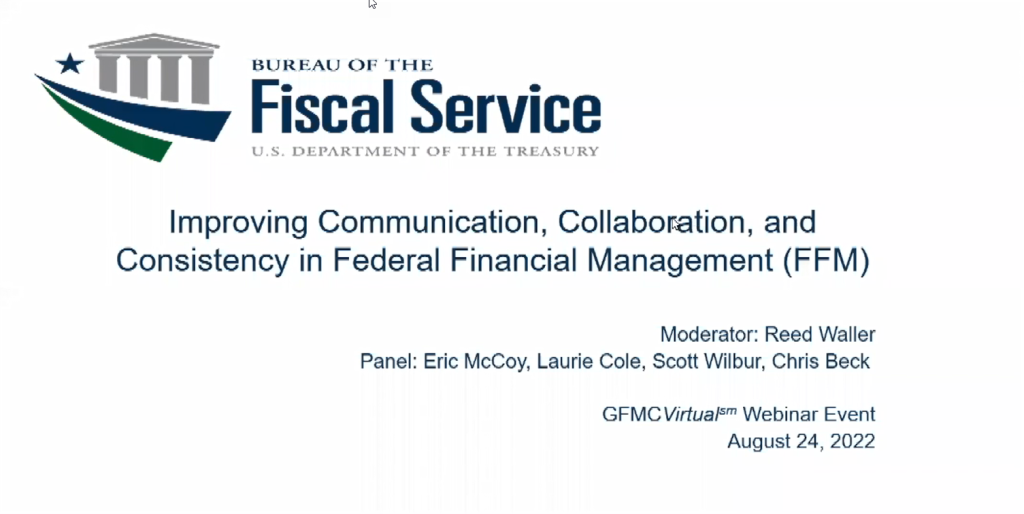 Department of the Treasury Bureau of the Fiscal Service